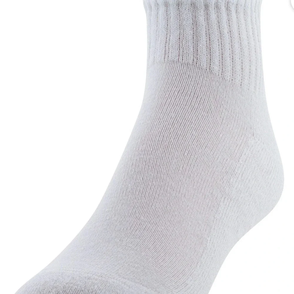 PowerSox Men's Cushion Quarter Socks, 12-Pack x2